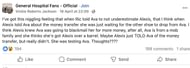 A fan commented on the blackmail (Image via Facebook/@General Hospital Fans - Official)